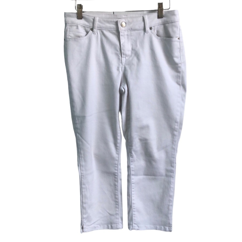 Westport White Cropped Jeans Size 6